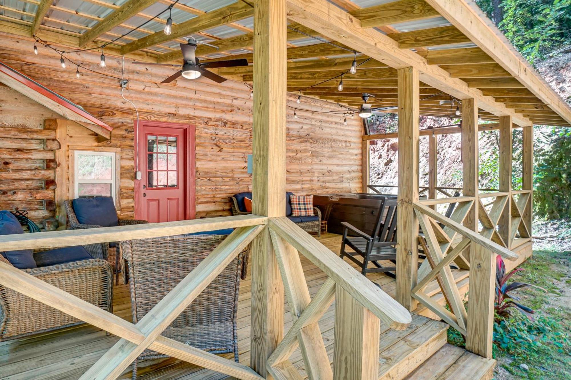 North Georgia Mtn Escape With Hot Tub And Games! Villa Sautee Nacoochee Exterior photo