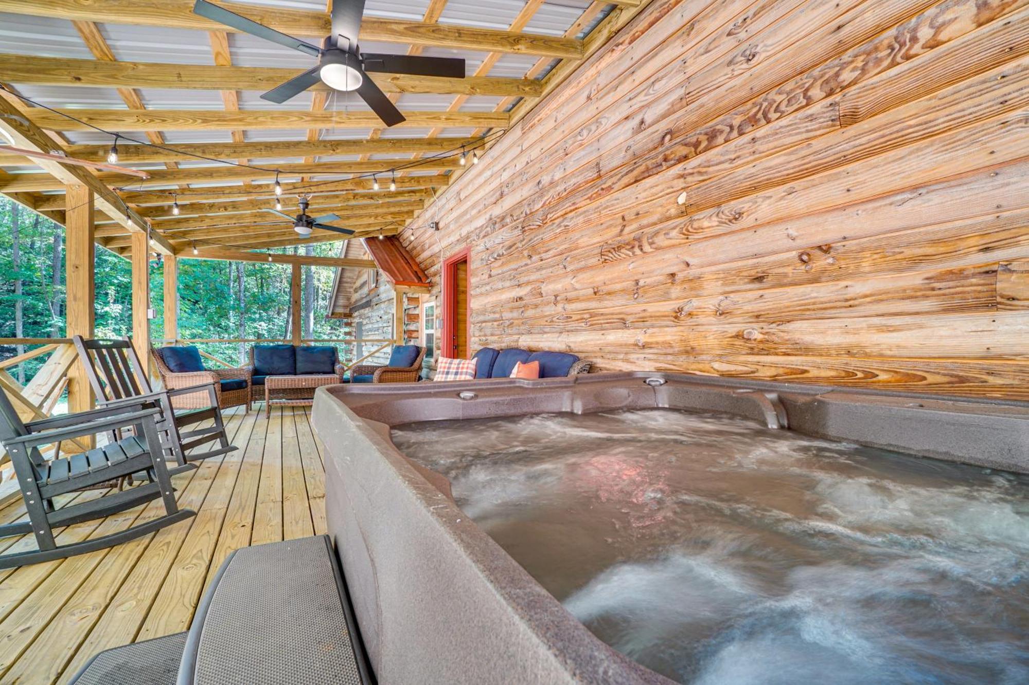 North Georgia Mtn Escape With Hot Tub And Games! Villa Sautee Nacoochee Exterior photo